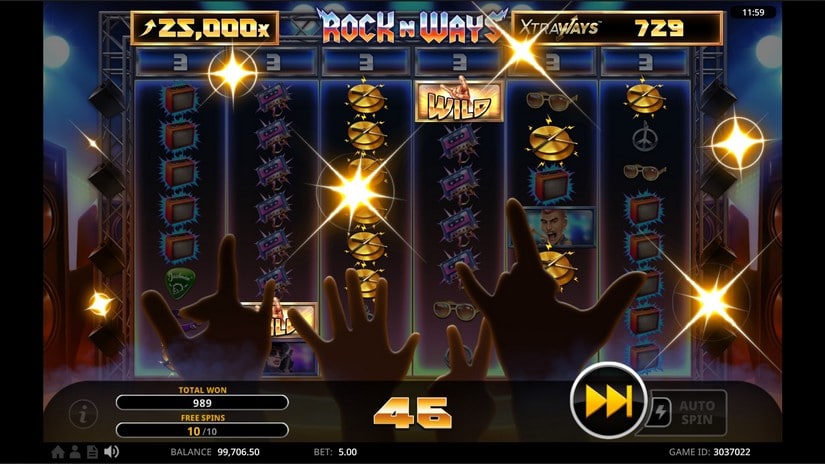 Rock N’ Ways XtraWays slot screen 6
