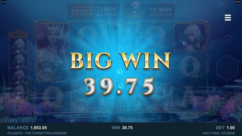 Atlantis The Forgotten Kingdom slot screen 5