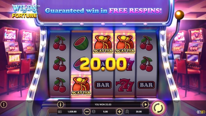 Wilds of Fortune slot screen 3