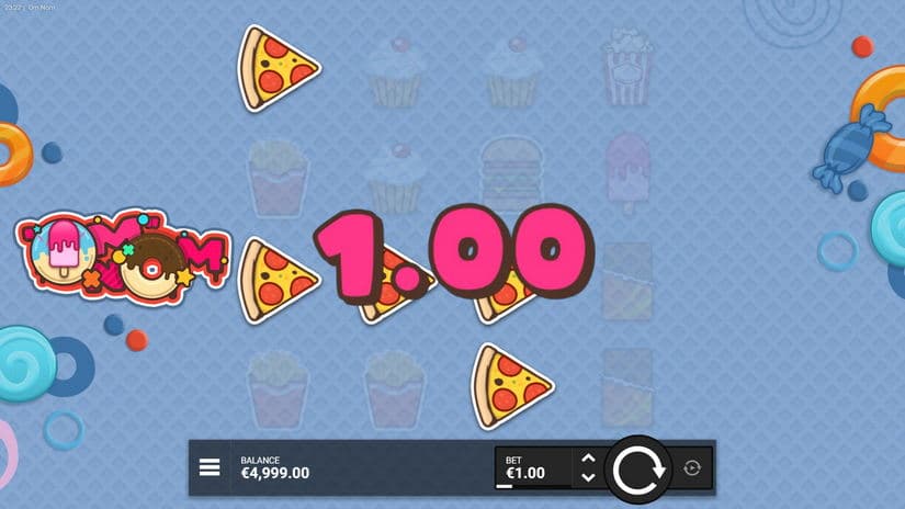 Om Nom slot screen 2