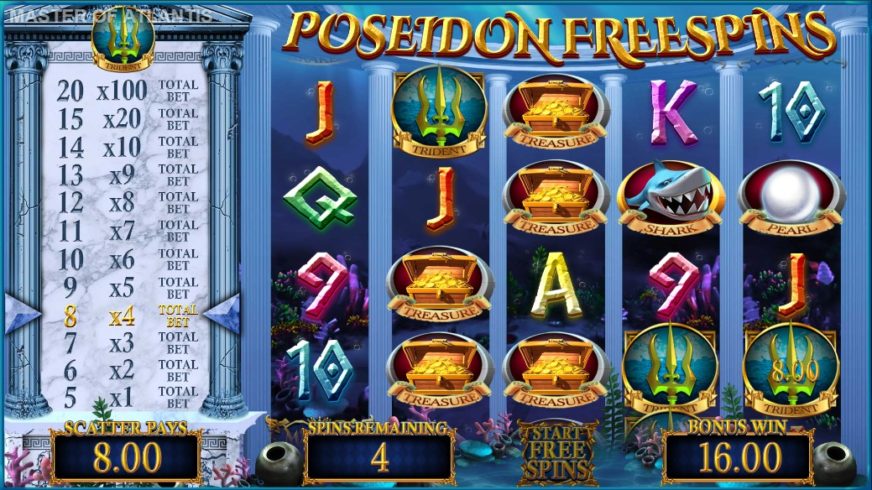 Master of Atlantis slot screen 6