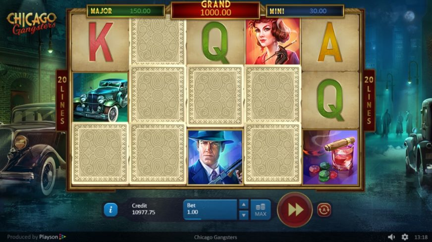 Chicago Gangsters slot screen 4