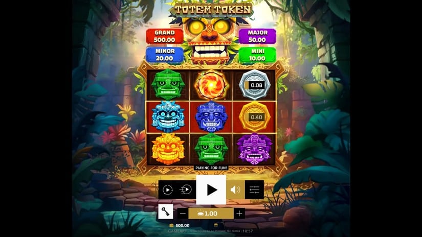 Totem Token slot screen 1