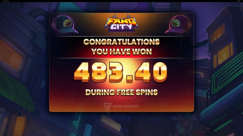 Fang City slot screen 6