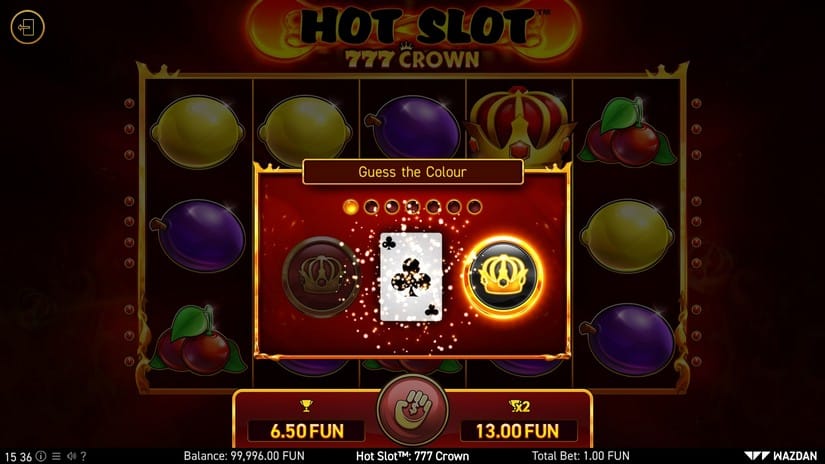 Hot Slot™: 777 Crown slot screen 3