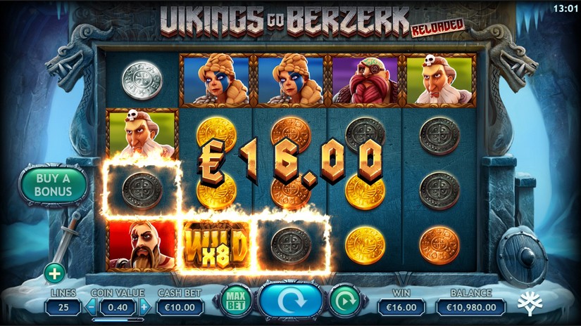 Vikings Go Berzerk Reloaded slot screen 2