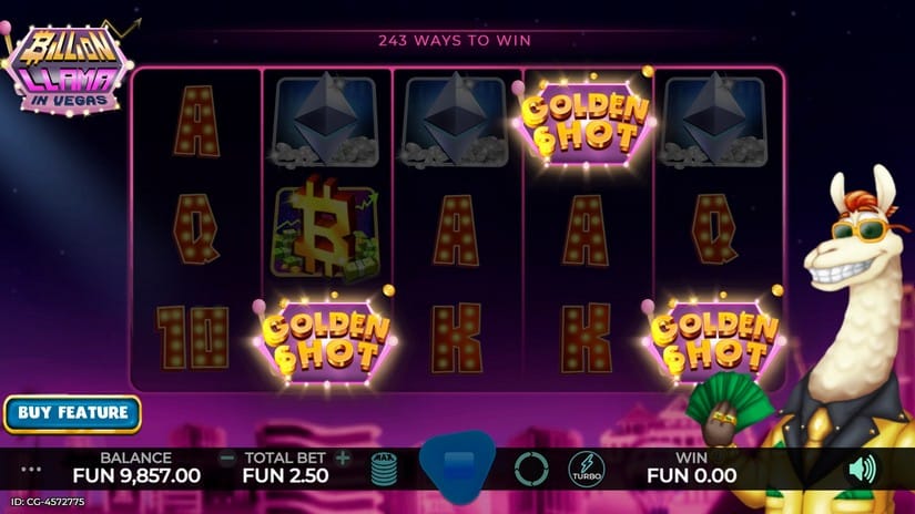 Billion Llama in Vegas slot screen 3