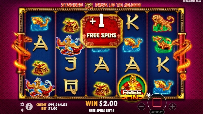 Lucky Dragons slot screen 5