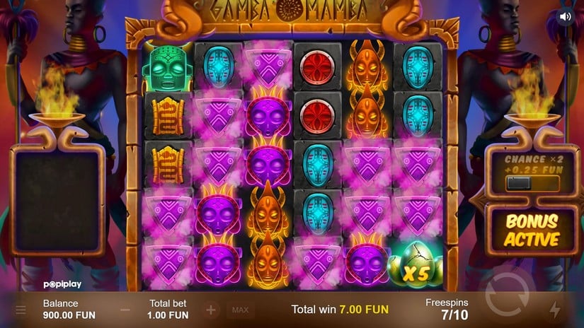 Gamba Mamba slot screen 3