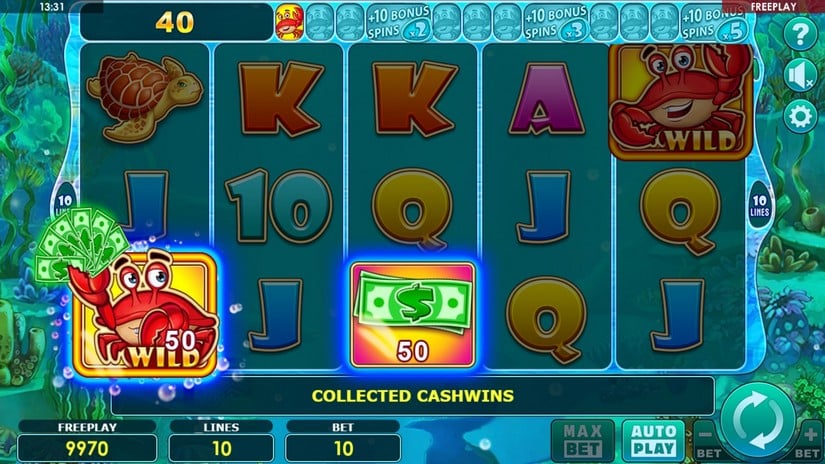Cash & Crab slot screen 4