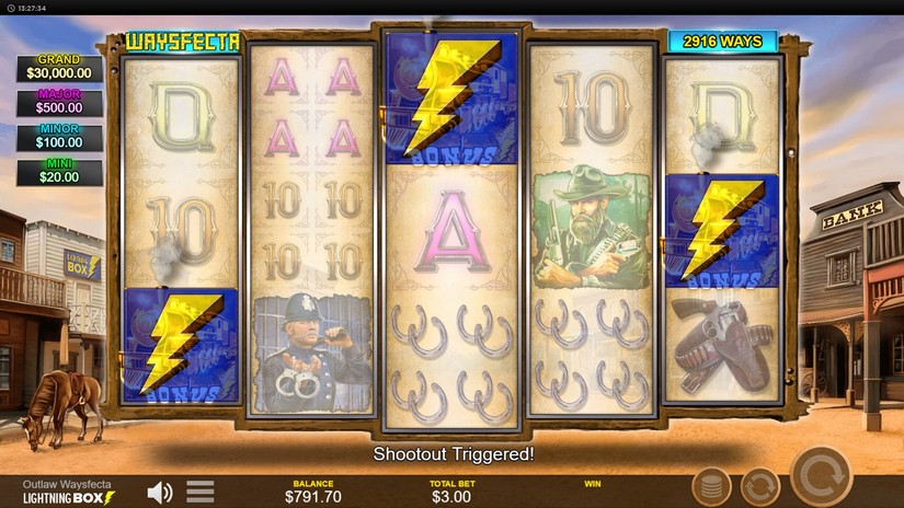 Outlaw Waysfecta slot screen 4