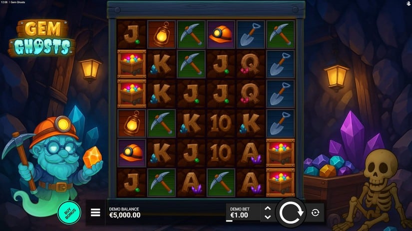 Gem Ghosts slot screen 1