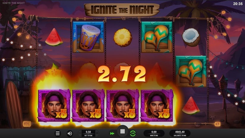 Ignite The Night slot screen 4