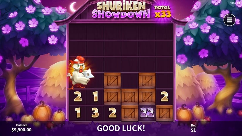 Nunchucks Chicken slot screen 4