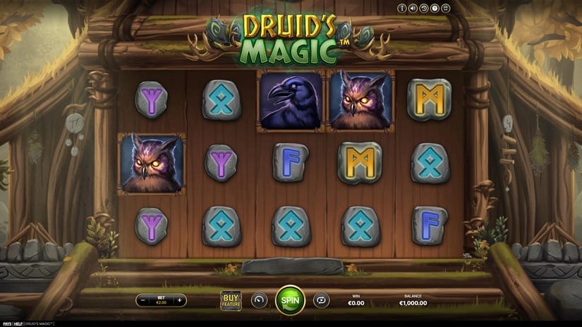Druid’s Magic slot screen 1