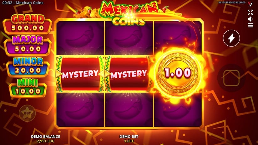Mexican Coins: Cash Up slot screen 3