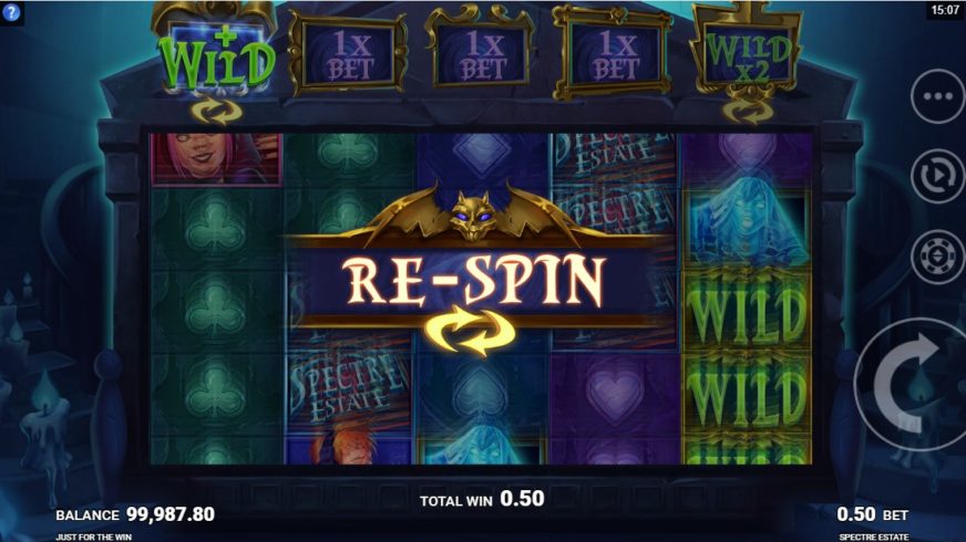 Spectre Estate slot screen 2