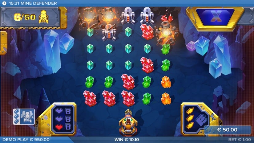 Mine Defender slot screen 5