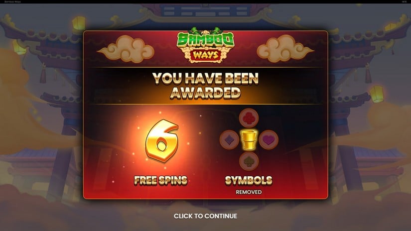 Bamboo Ways slot screen 4