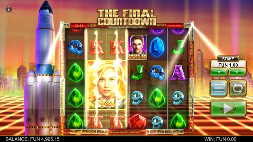 The Final Countdown slot screen 2
