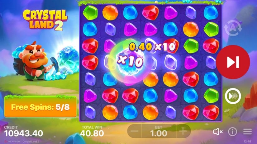 Crystal Land 2 slot screen 6