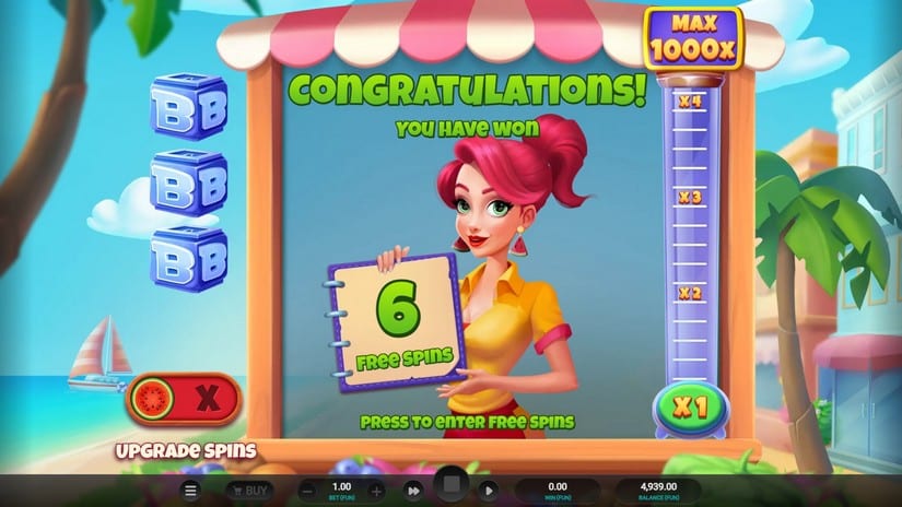 Jumbo Juicy slot screen 2