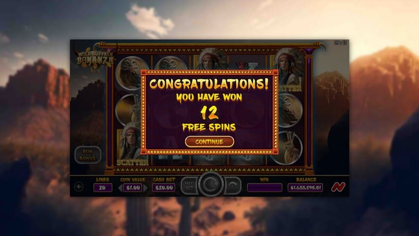 Wild Buffalo Bonanza slot screen 3