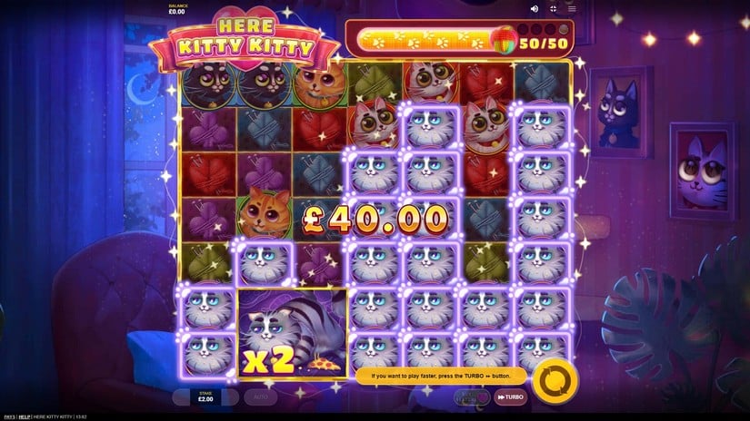 Here Kitty Kitty slot screen 4