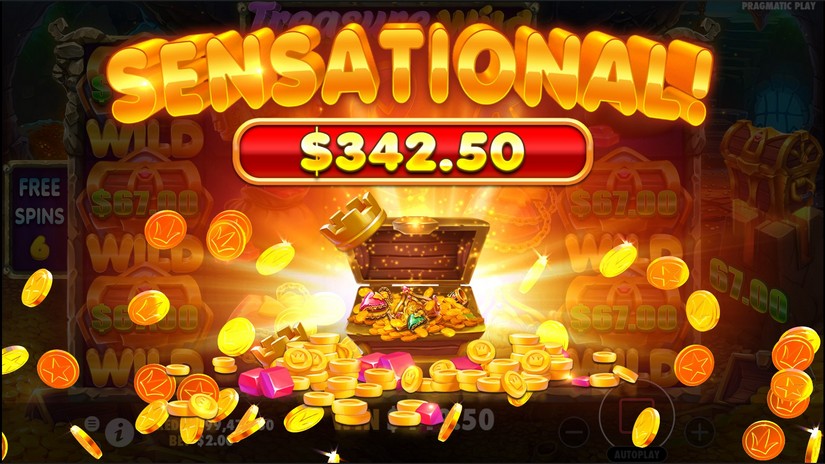 Treasure Wild slot screen 8
