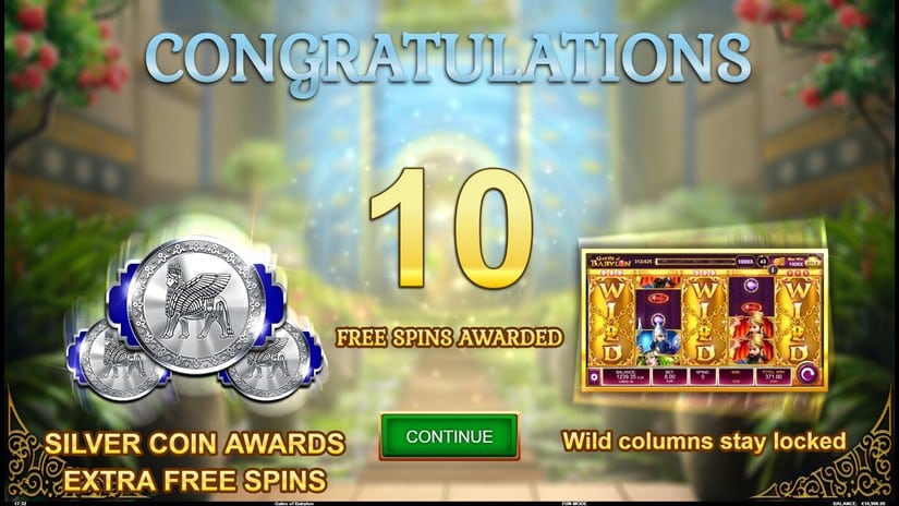 Gates of Babylon slot screen 3
