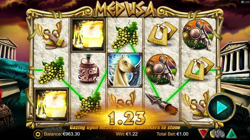 Medusa slot screen 3