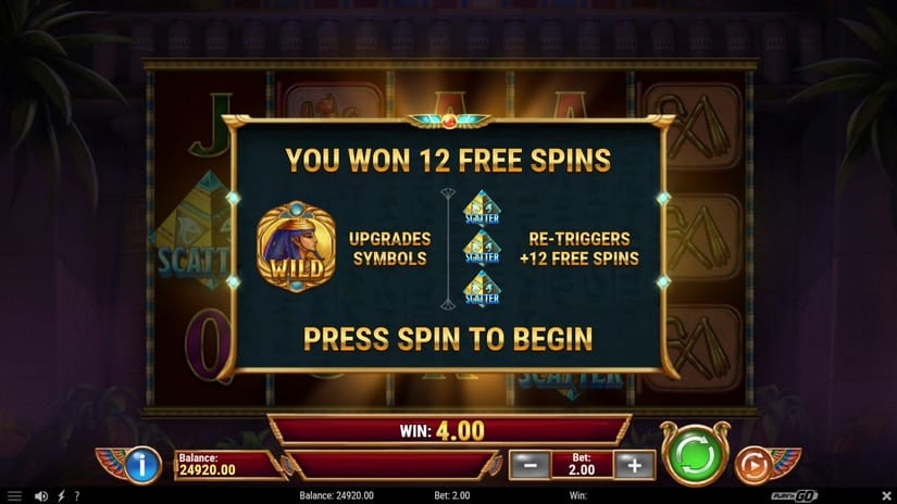 Eye of Atum slot screen 5