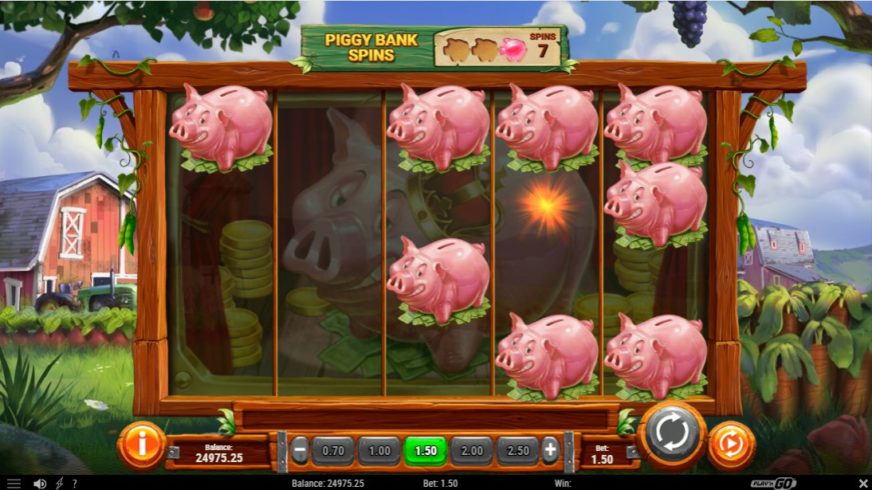 Piggy Bank Farm slot screen 2