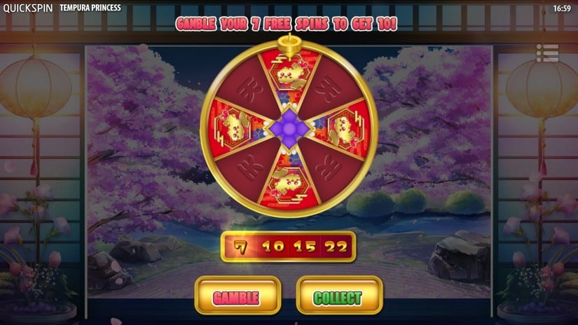 Tempura Princess slot screen 3