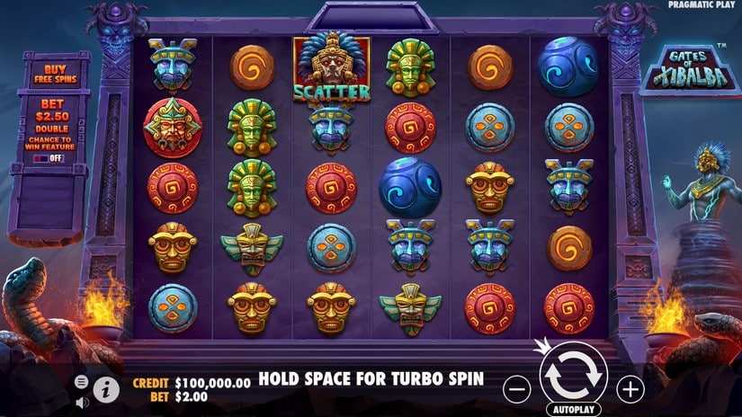 Gates of Xibalba slot screen 1