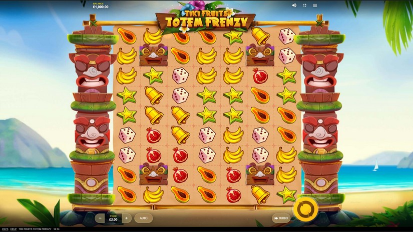 Tiki Fruits Totem Frenzy slot screen 1