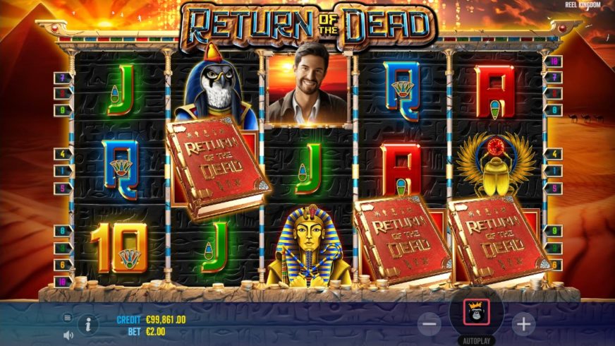 Return of the Dead slot screen 2