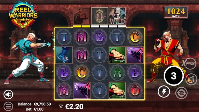 Reel Warriors slot screen 3