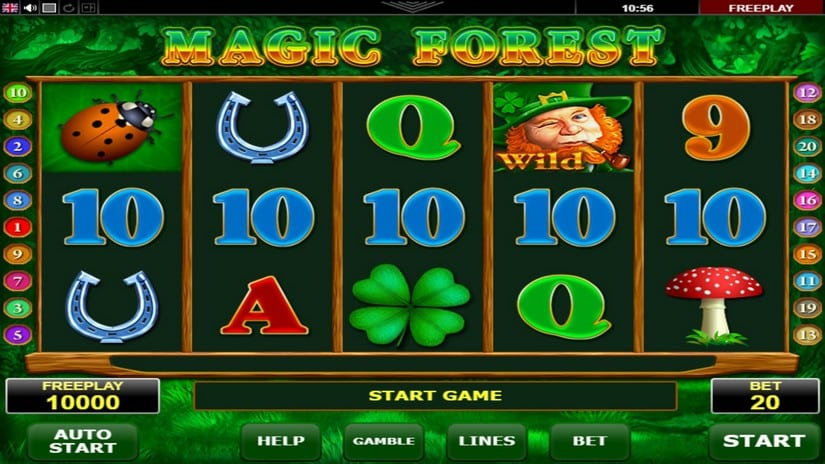 Magic Forest slot screen 1