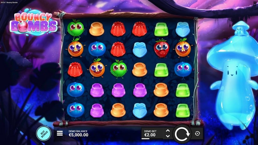 Bouncy Bombs slot screen 1
