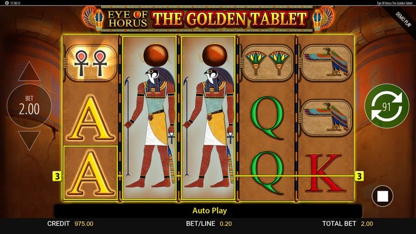 Eye of Horus: The Golden Tablet slot screen 2