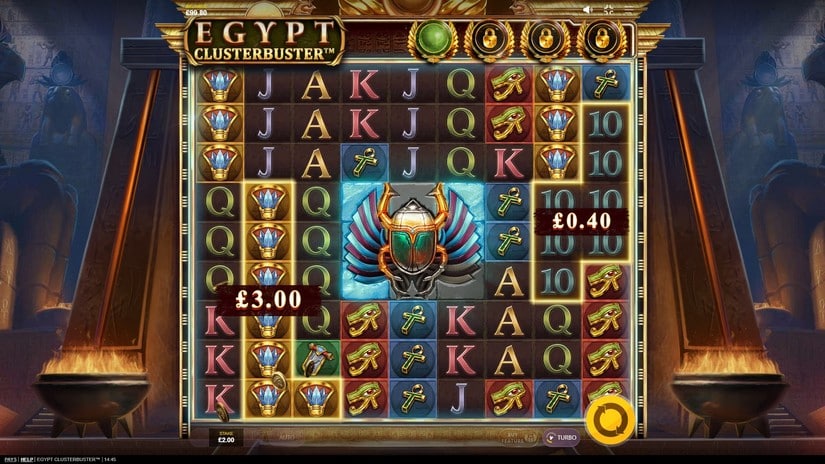 Egypt Clusterbuster slot screen 5