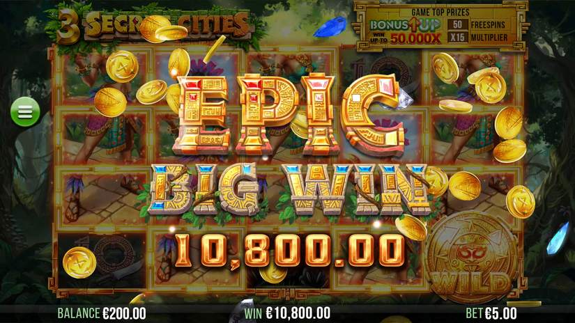 3 Secret Cities slot screen 10