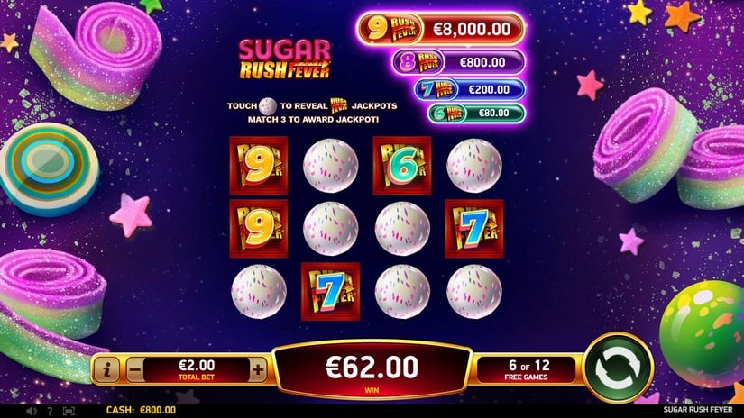 Sugar Rush Fever slot screen 5