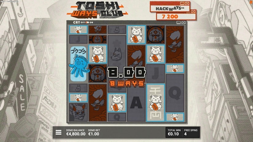 Toshi Ways Club slot screen 4