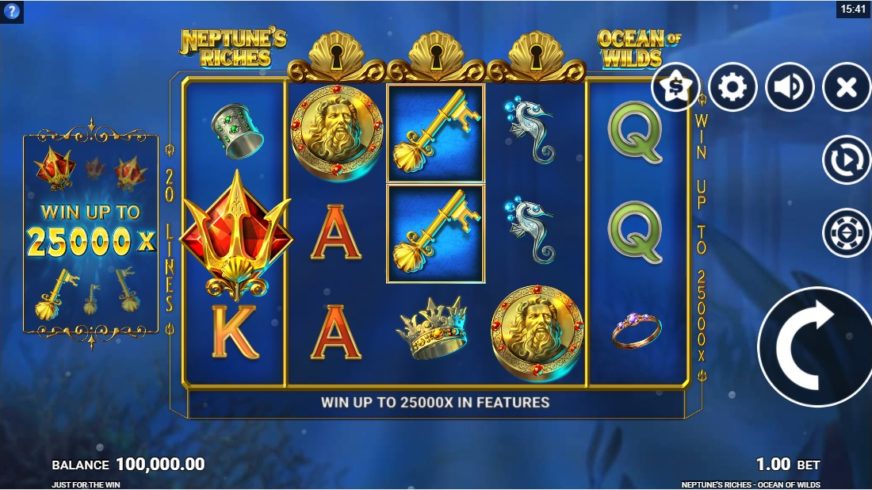 Neptune’s Riches: Ocean of Wilds slot screen 1