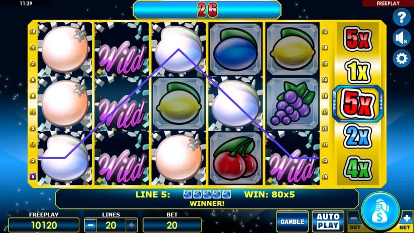 Crystal Fruits slot screen 4