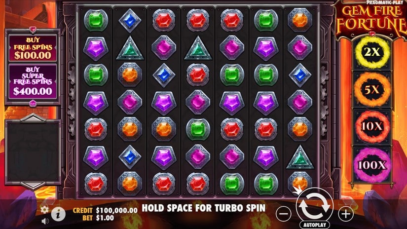 Gem Fire Fortune slot screen 1