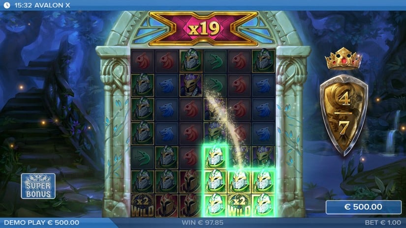 Avalon X slot screen 6