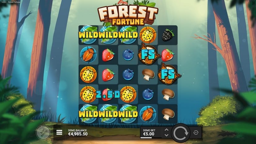 Forest Fortune slot screen 2